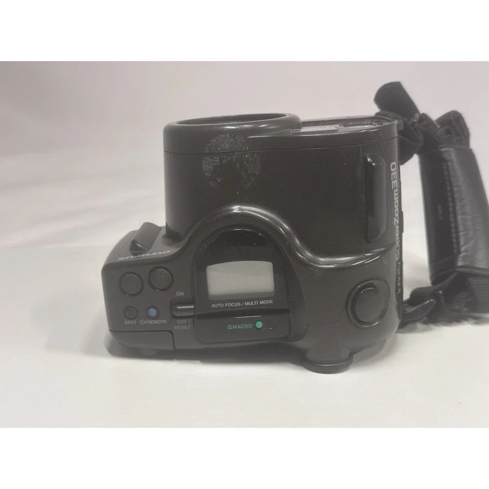 Olympus Infinity SuperZoom 330 Point & Shoot Film Camera Untested